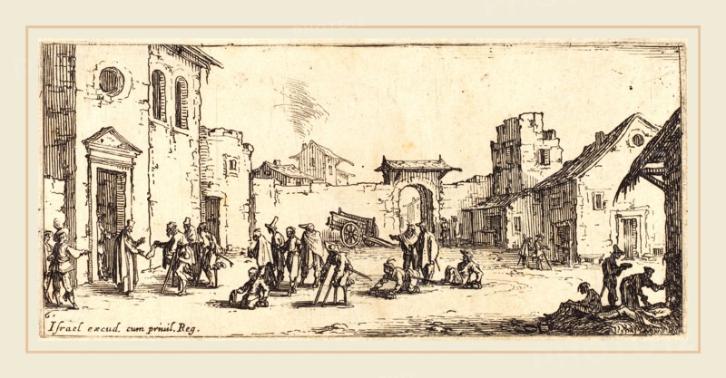 Jacques Callot, French (1592-1635), The Hospital, c. 1633, etching