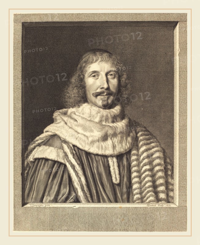 Robert Nanteuil after Philippe de Champaigne, French (1623-1678), Pompone II de Bellievre, 1653, engraving