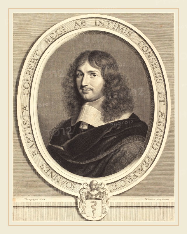 Robert Nanteuil after Philippe de Champaigne, French (1623-1678), Jean-Baptiste Colbert, 1662, engraving