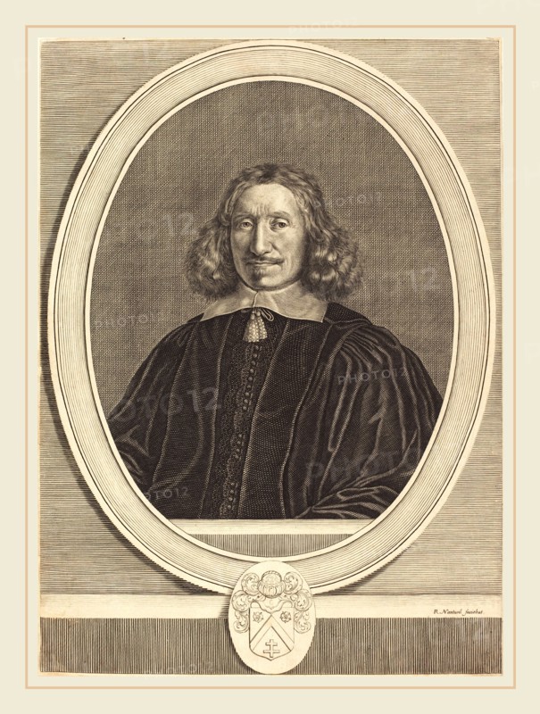Robert Nanteuil, French (1623-1678), Michel Larcher, 1649, engraving