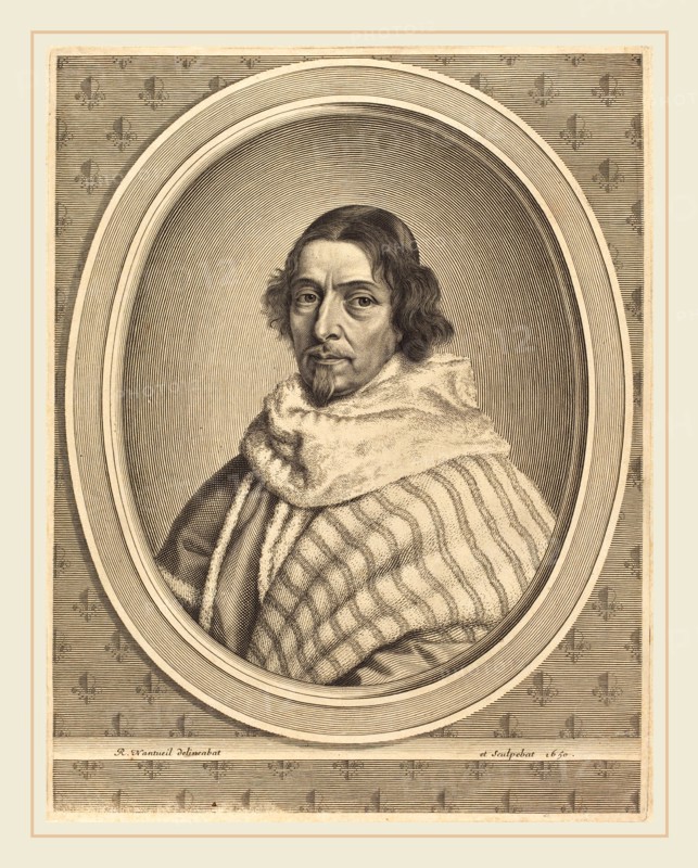 Robert Nanteuil, French (1623-1678), Henri de Mesmes, 1650, engraving