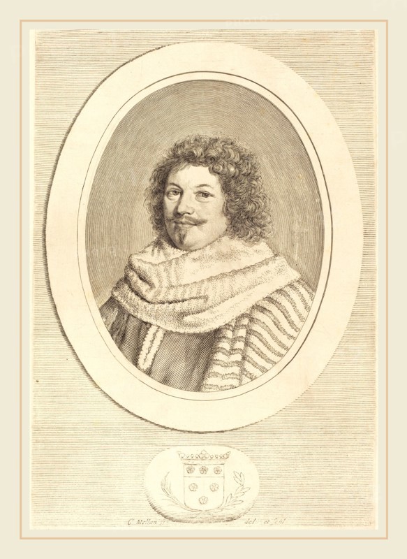 Claude Mellan, French (1598-1688), René de Longueil, engraving on laid paper