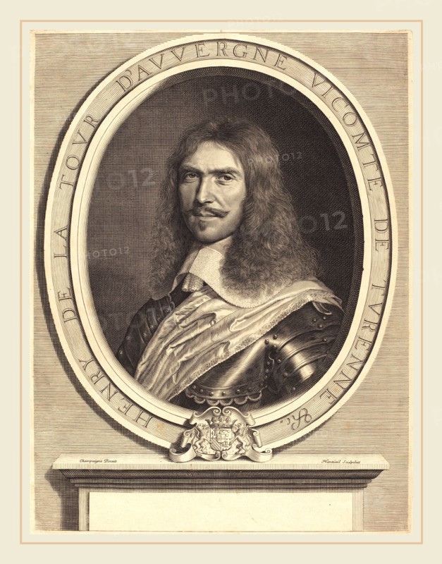 Robert Nanteuil after Philippe de Champaigne, French (1623-1678), Marechal de Turenne, 1649, engraving