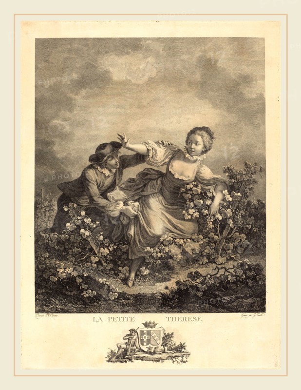 Jacques Couché after Jacques-Philippe Caresme, French (1750 or 1759-1802 or after), La Petite Therese, engraving