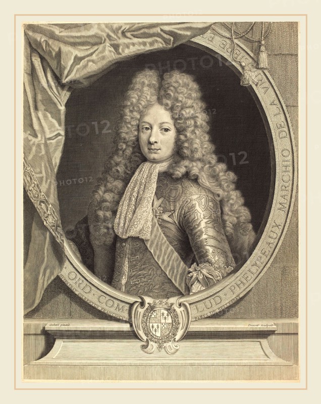 Pierre Drevet after Pierre Gobert, French (1663-1738), Marquis de la Vrilliere, 1701, engraving