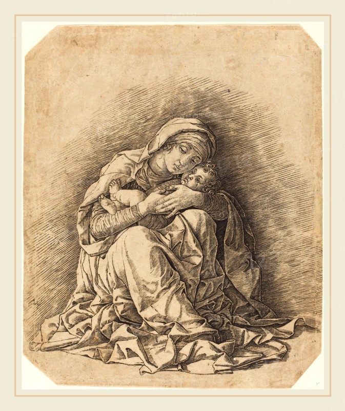 Andrea Mantegna, Italian (c. 1431-1506), The Virgin and Child, 1470s (?), engraving on laid paper