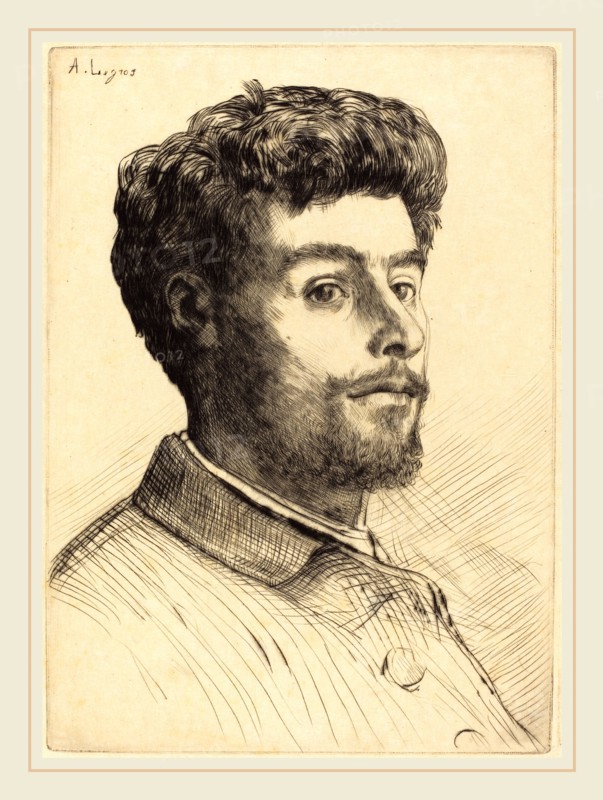 Alphonse Legros, Frederic Regamey, French, 1837-1911, drypoint