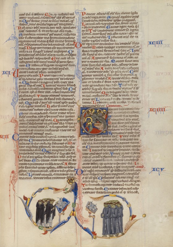 Initial C: The Nativity