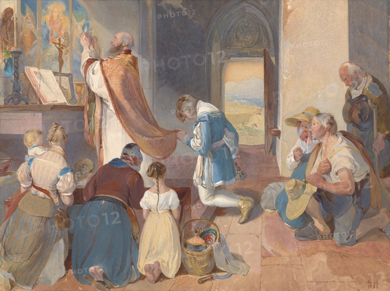 Fridolin Assists with the Holy Mass