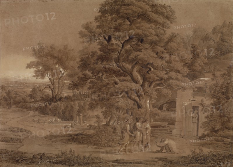 Landscape with Abraham and the Three Angels in the Valley of Mam