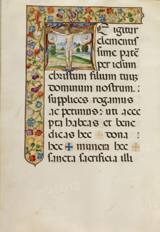 Initial T:  The Crucifixion