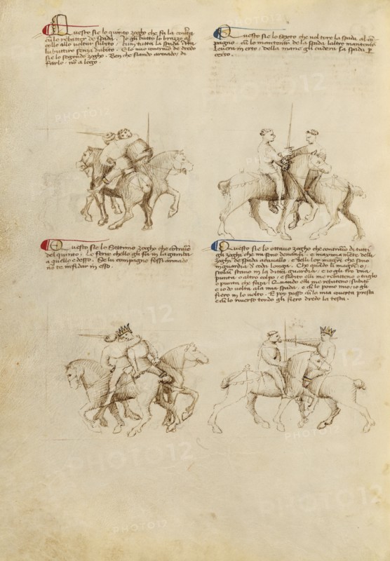 Equestrian Combat with Sword