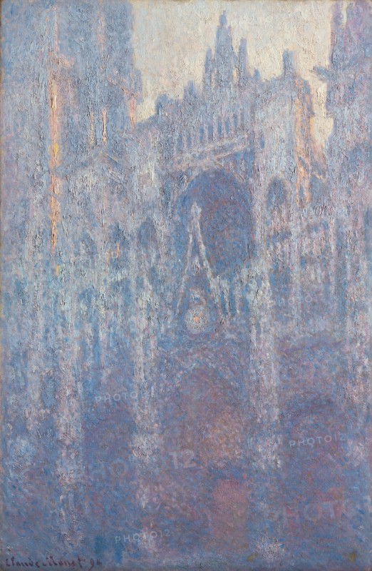 The Portal of Rouen Cathedral in Morning Light