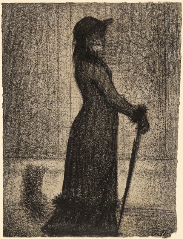 Une élégante (Woman Strolling)