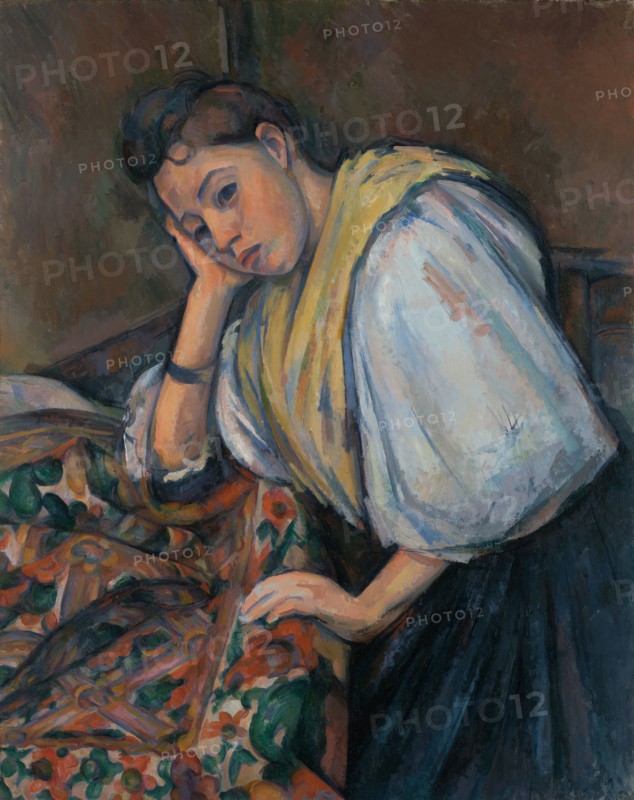 Young Italian Woman at a Table