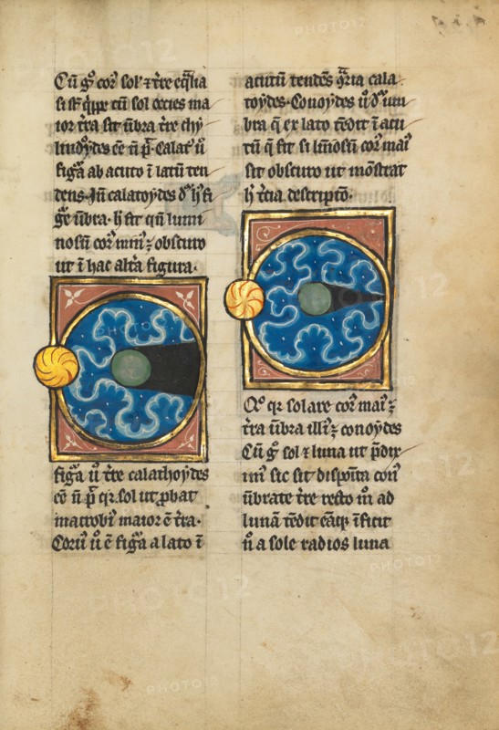 Two Diagrams with the Sun and the Moon