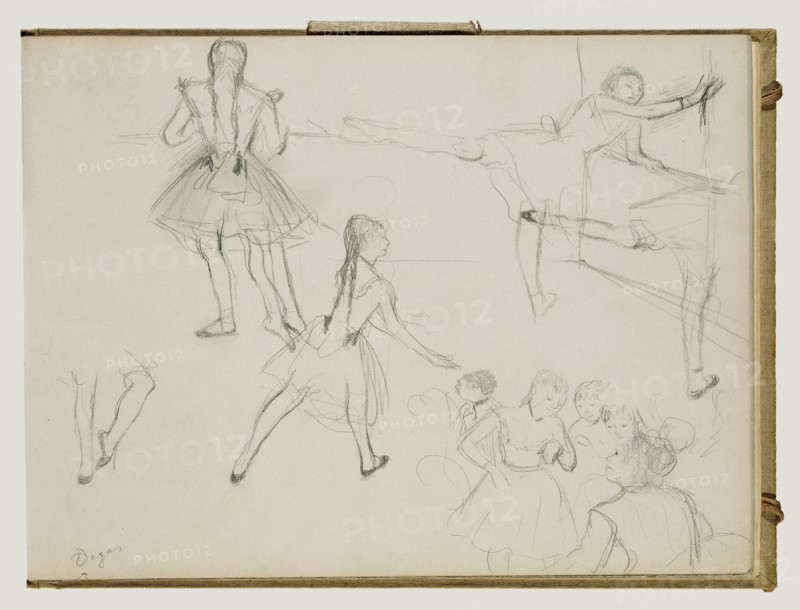 Ballet Dancers Rehearsing