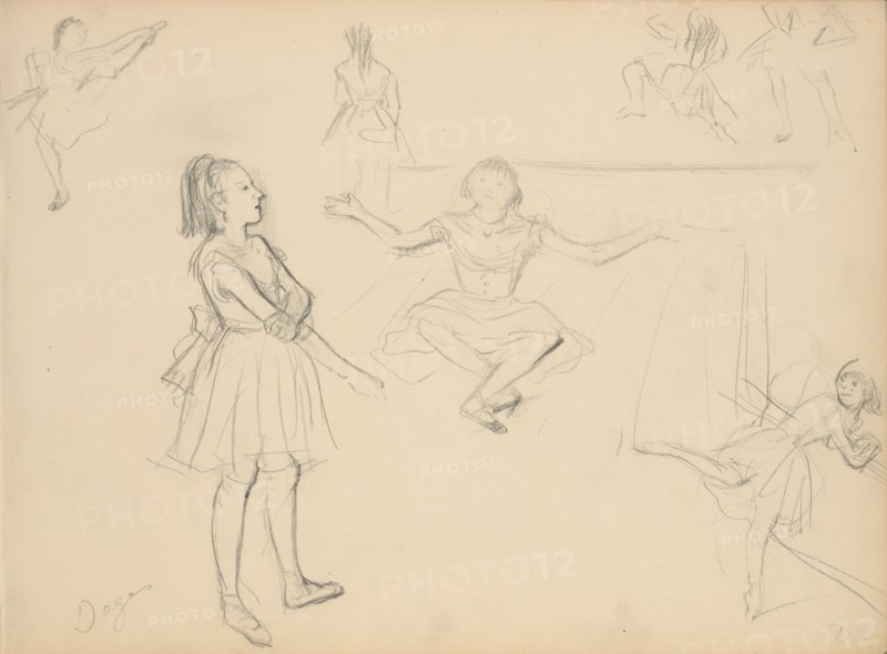Ballet Dancers Rehearsing