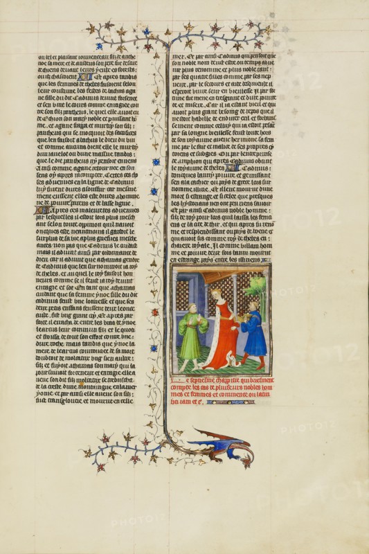 Creusa Receiving the Burning Jewelry from Medea