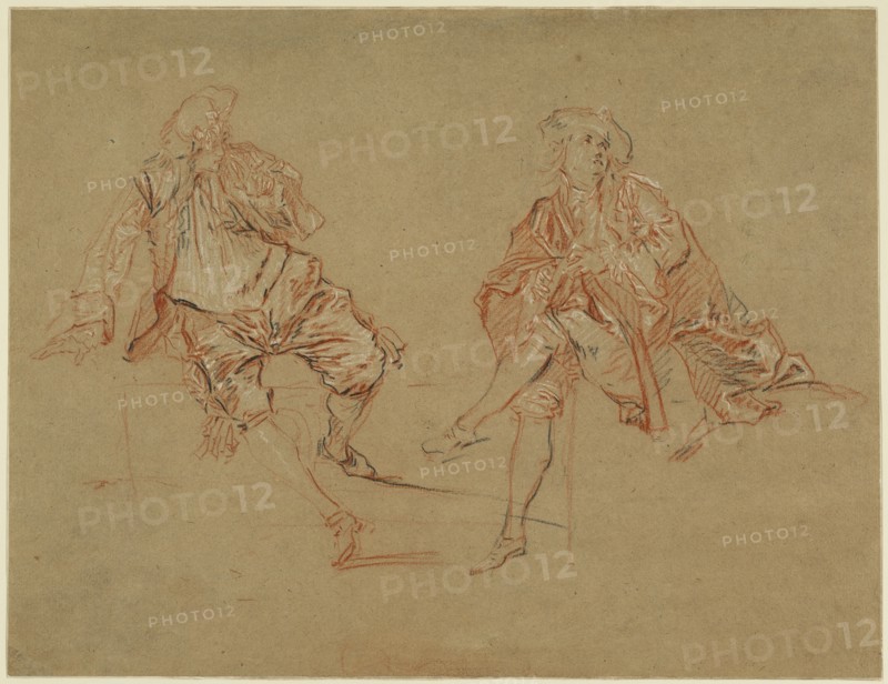 Two Seated Men
