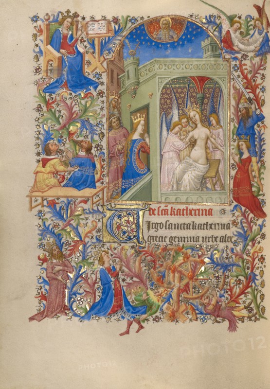 Saint Catherine Tended by Angels