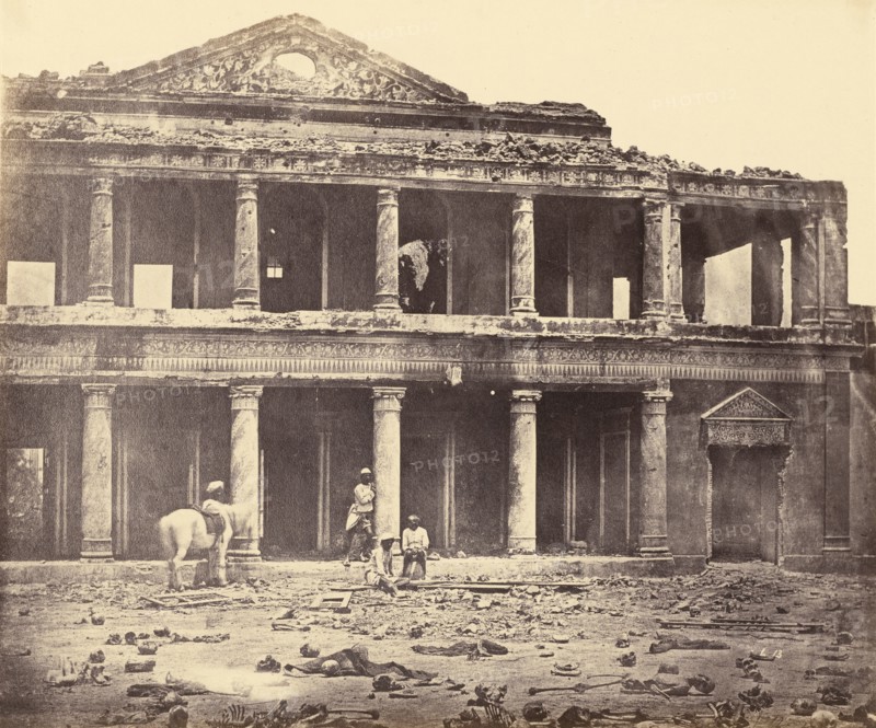 [Interior of Secundrabagh After the Massacre]