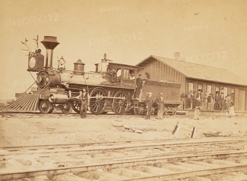 Wyoming Station Engine 23 on Main Track [Wyoming].