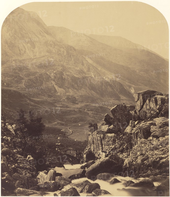 View from Ogwen Falls into Nan Francon