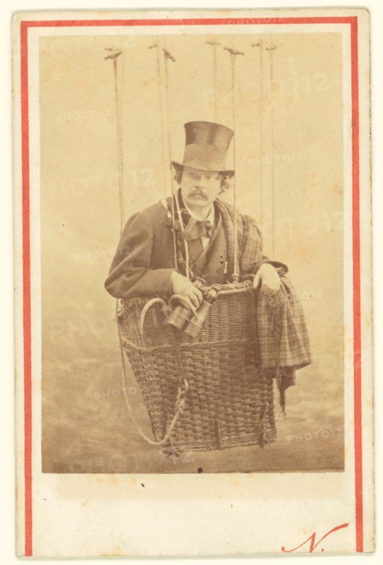 [Felix Nadar in Gondola of a Balloon]