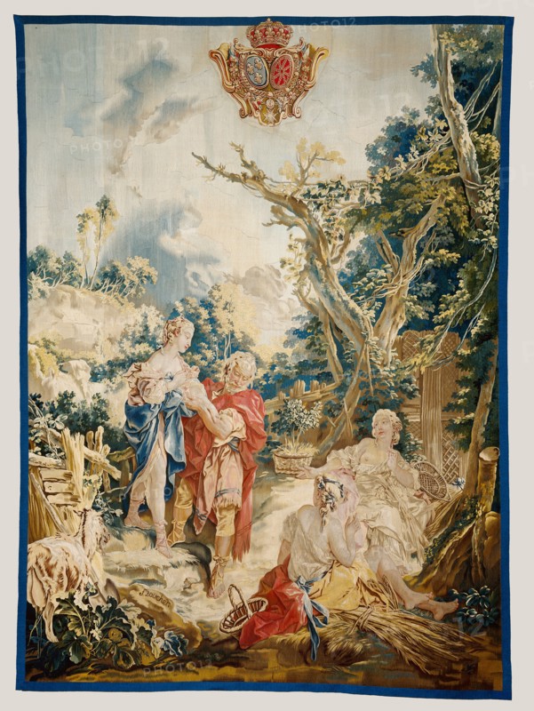 Tapestry: Psyche at the Basketmakers