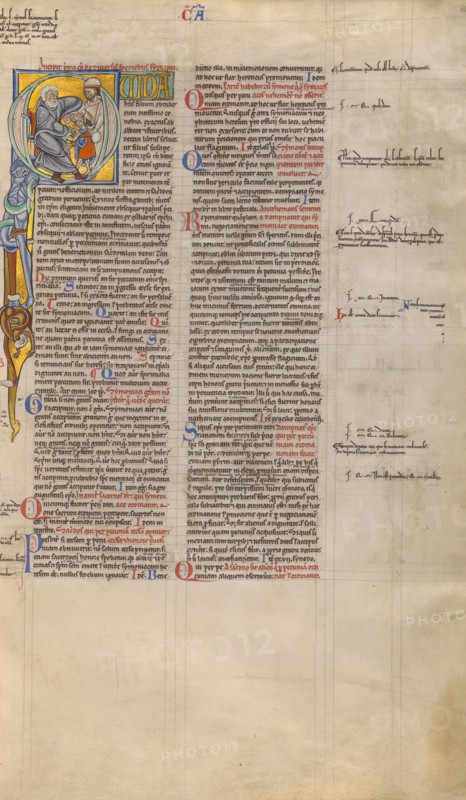Initial Q: An Abbot Receiving a Child