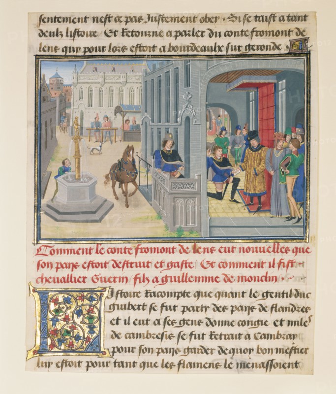 Fromont de Lens Receiving News of the Devastation of his Land