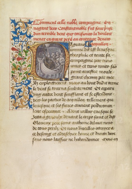 Initial N: Bishop Theophilus's Ship Blown Off Course and Bishop