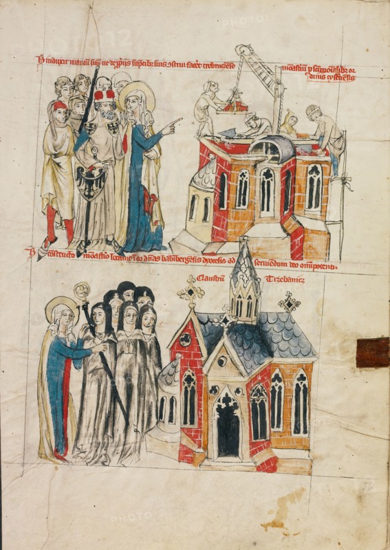 Saint Hedwig and the New Convent,  Nuns from Bamberg Settling at