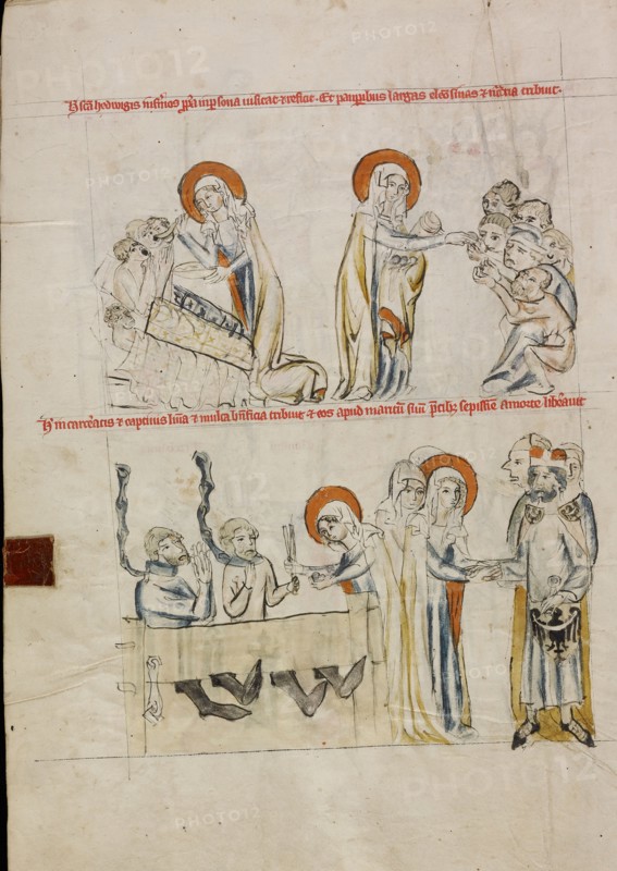 Saint Hedwig Caring for the Sick,  Saint Hedwig Caring for Priso