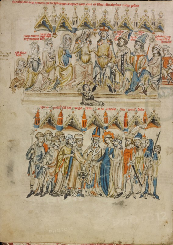 The Family of Berthold VI,  The Marriage of Saint Hedwig and Hei