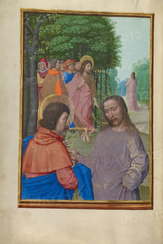 Saint John the Baptist Preaching and Christ with the Apostles