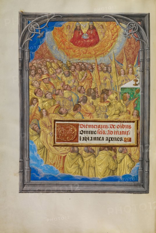 Martyrs and Saints Worshipping the Lamb of God