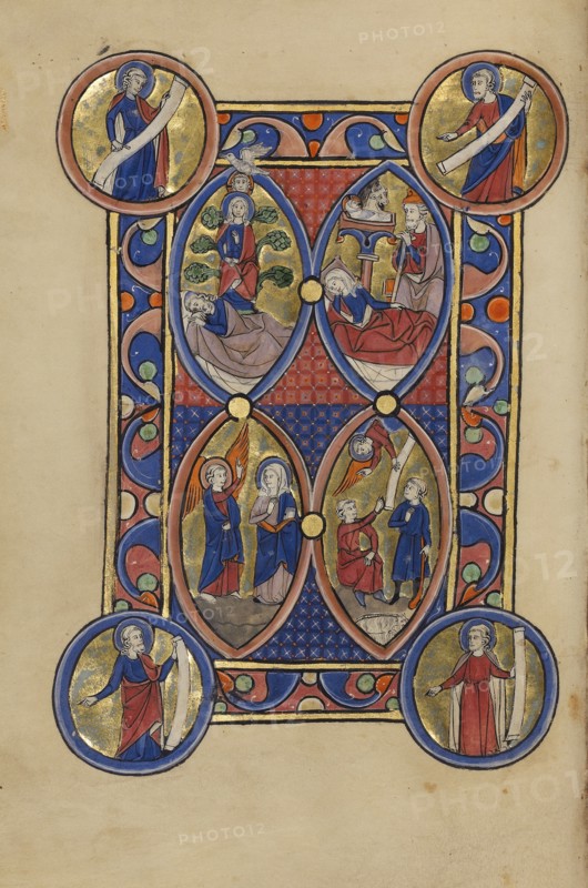 The Tree of Jesse,  The Annunciation,  The Nativity,  The Annunc