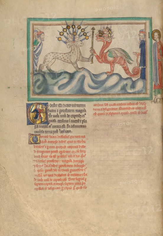 The Dragon Giving the Sceptor of Power to the Beast from the Sea