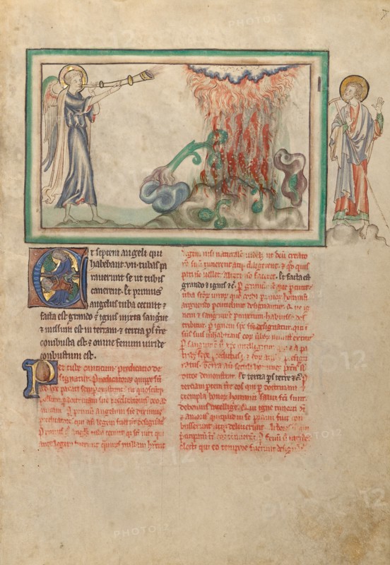The First Trumpet: Hail and Fire Fall from Heaven