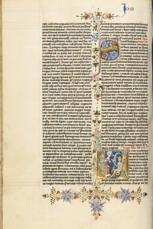 Initial V: Job Derided by His Wife