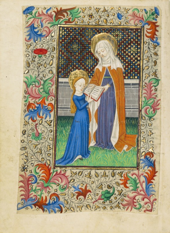 Saint Anne Teaching the Virgin to Read