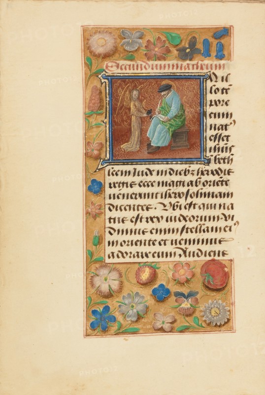 Initial I: Saint Matthew