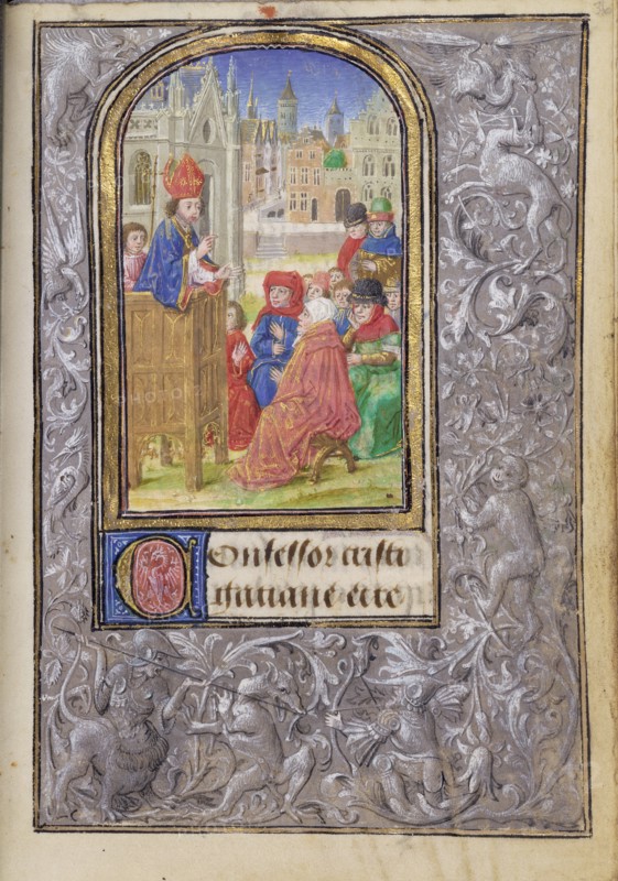 Saint Gatian Preaching