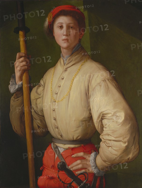 Portrait of a Halberdier (Francesco Guardi?)