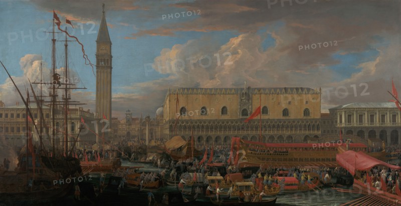 The Bucintoro Departing from the Bacino di San Marco