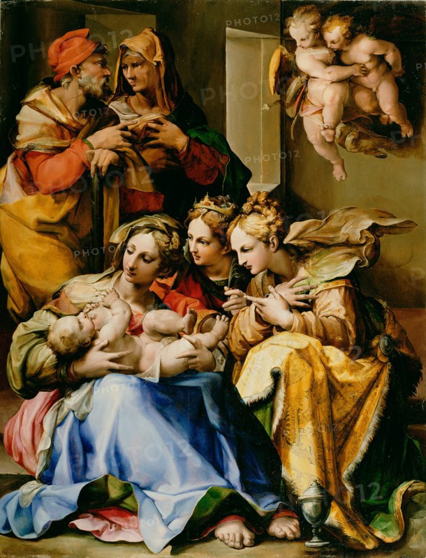 Holy Family with Saints Anne, Catherine of Alexandria, and Mary