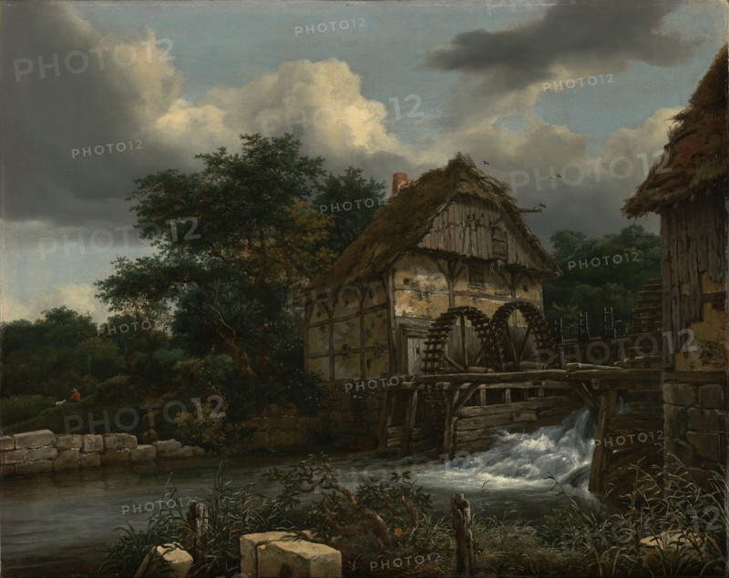 Two Watermills and an Open Sluice