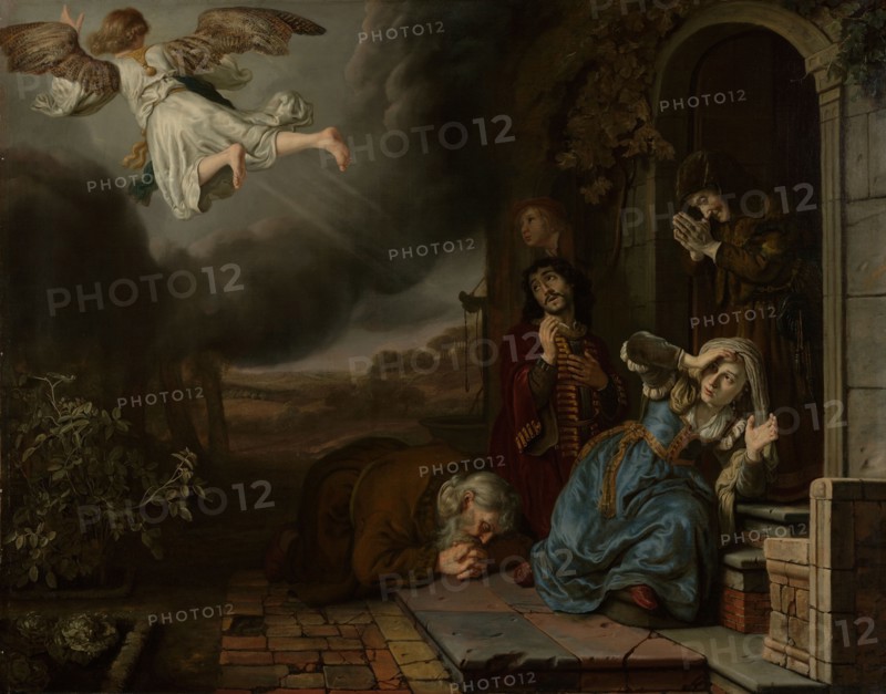The Angel Taking Leave of Tobit and His Family